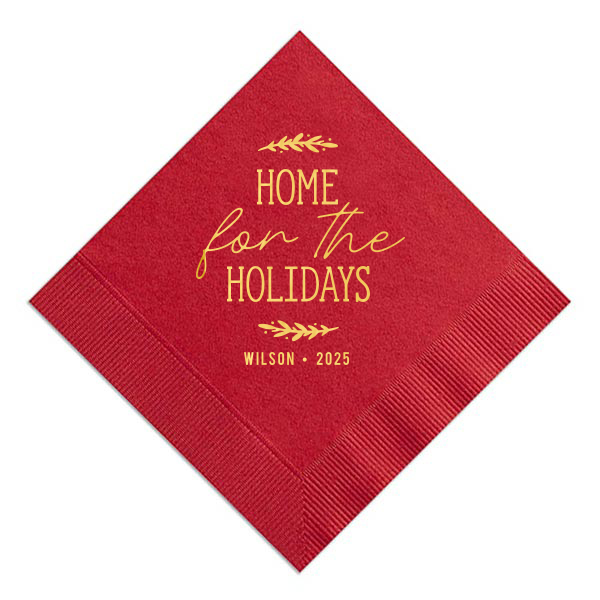 Come For The Holidays Napkin