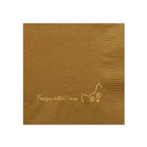 Peekaboo Cat Personalized Napkin