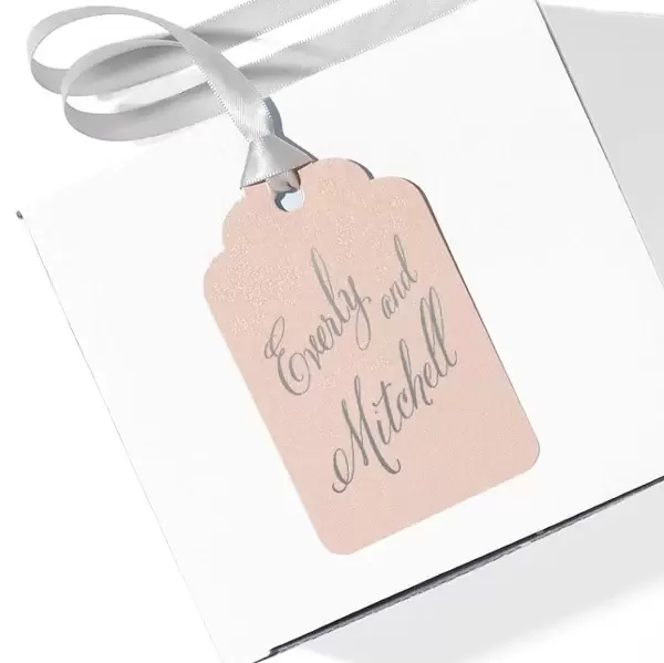 Round Arch Gift Tag (Foil)