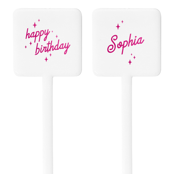 Stellar Birthday Celebration Stir Stick