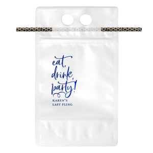 Eat, Drink, Party Drink Pouch