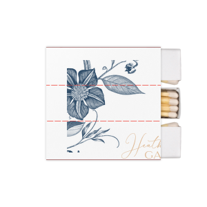 ForYourParty's elegant White Riviera Custom Photo Matchbox with Matte Kraft/Latte Ink Digital Print Colors can be personalized to match your party's exact theme and tempo.