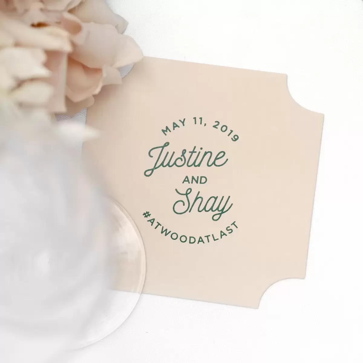 Design Custom Coasters for Your Wedding Reception