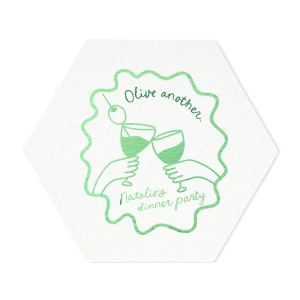 Olive Another Cheers Coaster