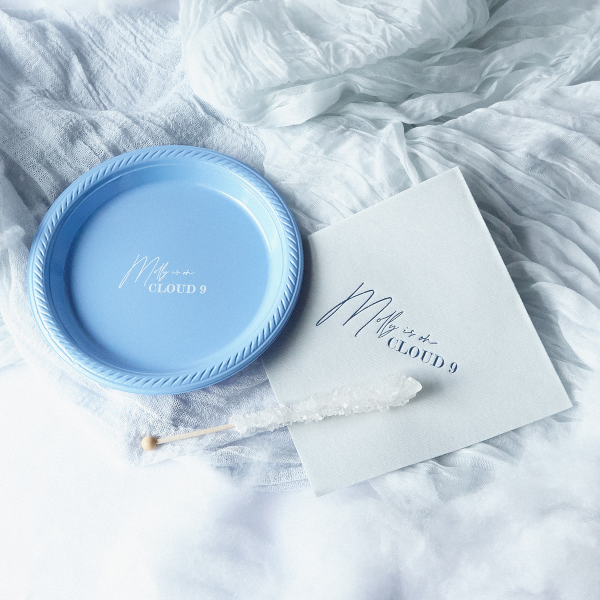 Cloud 9 Bridal Shower Napkin