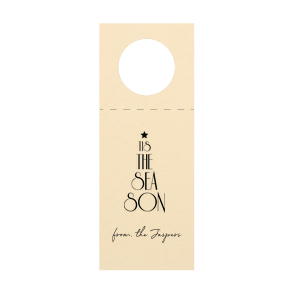 Get this famous Season Letterpress Tags today and put them on your gift made for your loved ones. It has unique It's The Seasons Graphics which will look incredible together with your present. 