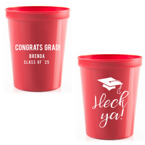 4/pkg. Westrick Michigan State Spartans 22 oz Souvenir Graduation Cups