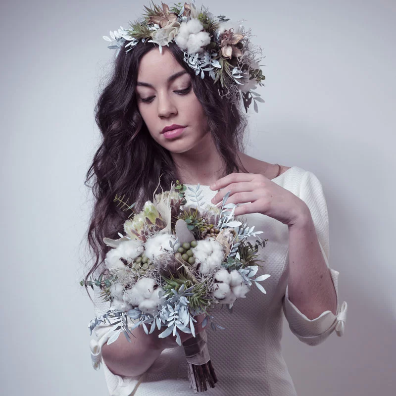 Blue, Gray and Blush Winter Wedding Color Palette