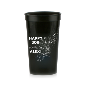 Our personalized Orange to Red 16 oz Color Changing Cup with Matte White Ink Cup Ink Colors has a Galaxy Dust graphic and is good for use in Organic, Stars themed parties and will add that special attention to detail that cannot be overlooked.