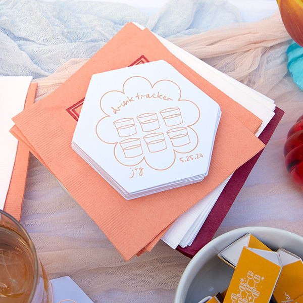 Kitchy Cocktail Hour Drink Tracker Coaster