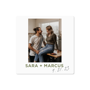 Our custom White Custom Photo Luggage Tag with Matte Army Green Ink Digital Print Colors and Matte Slate Gray Ink Digital Print Colors couldn't be more perfect. It's time to show off your impeccable taste.