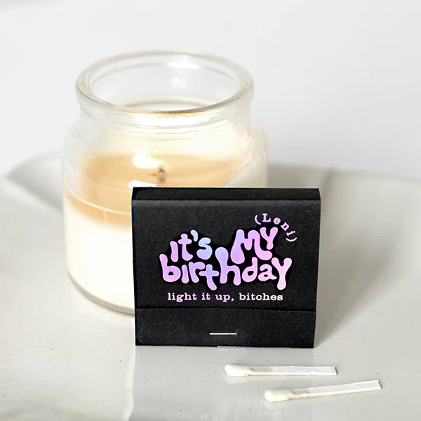  Groovy It's My Birthday 30 Strike Matches