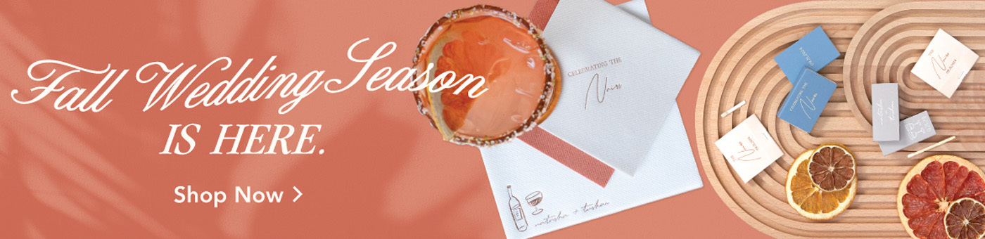 Fall wedding season is here! Shop Now