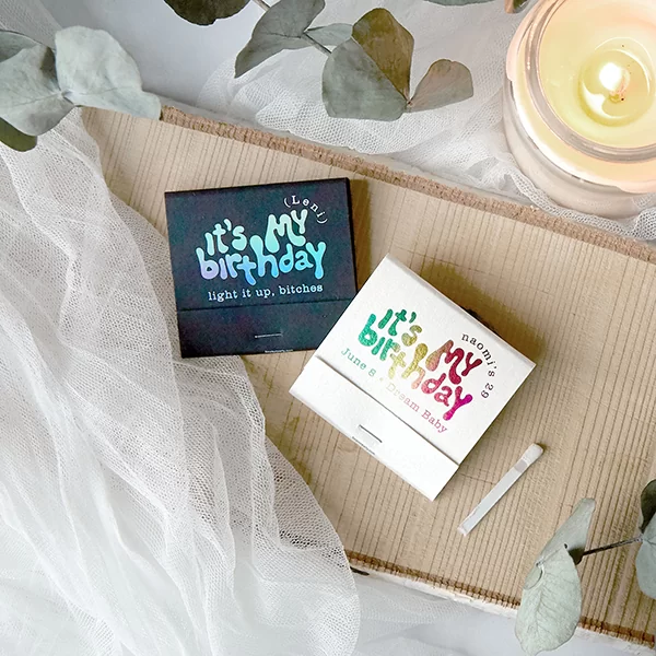  Groovy It's My Birthday 30 Strike Matches