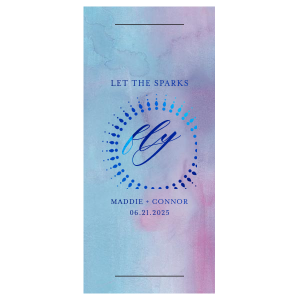 Personalized Stardream Navy Large Sparkler Sleeve with Shiny Green Tea Foil has a Burst thank you graphic and is good for use in Lovely Press themed parties and will look fabulous with your unique touch. Your guests will agree!