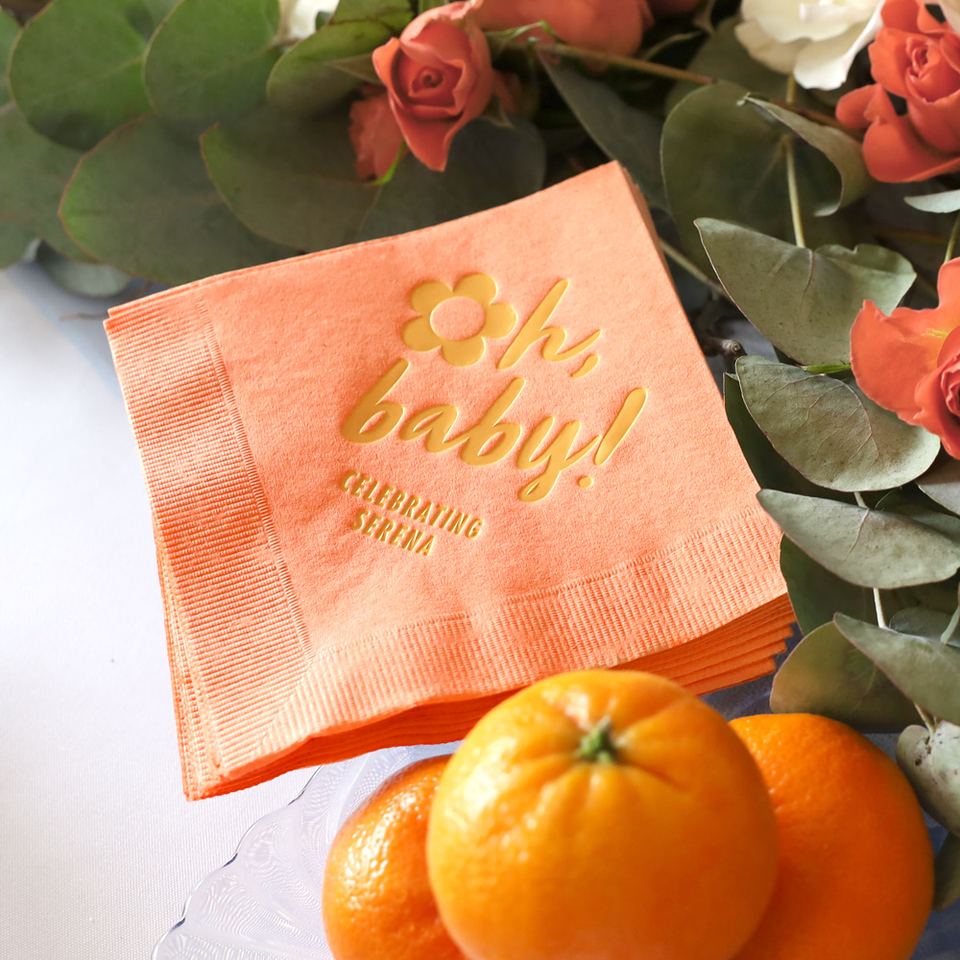Hinterland Honeymoon Oh Baby! Napkin