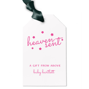 The ever-popular Stardream Sky Blue Luggage Gift Tag with Matte White Foil are a must-have for your next event—whatever the celebration!