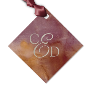 Elegant Monogram Gift Tag