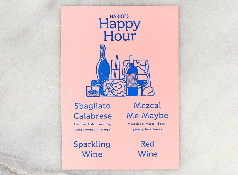custom menu for hosting a night in