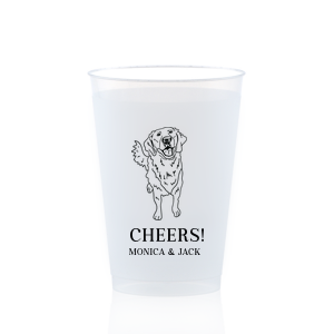 Golden Retriever Wedding Cup