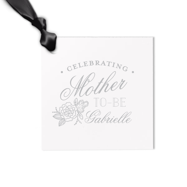 Celebrating Mother Letterpress Tag