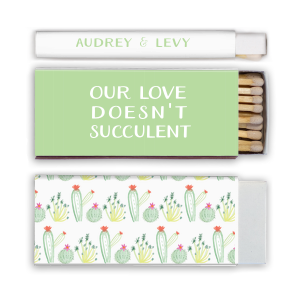 Our personalized White Classic Custom Photo Matchbox with Matte Sage Ink Digital Print Colors and Matte White Ink Digital Print Colors are a must-have for your next event—whatever the celebration!