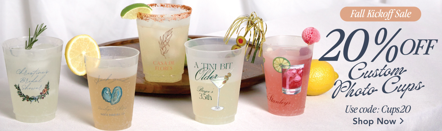 20% Off Custom Photo Cups Use code cups20