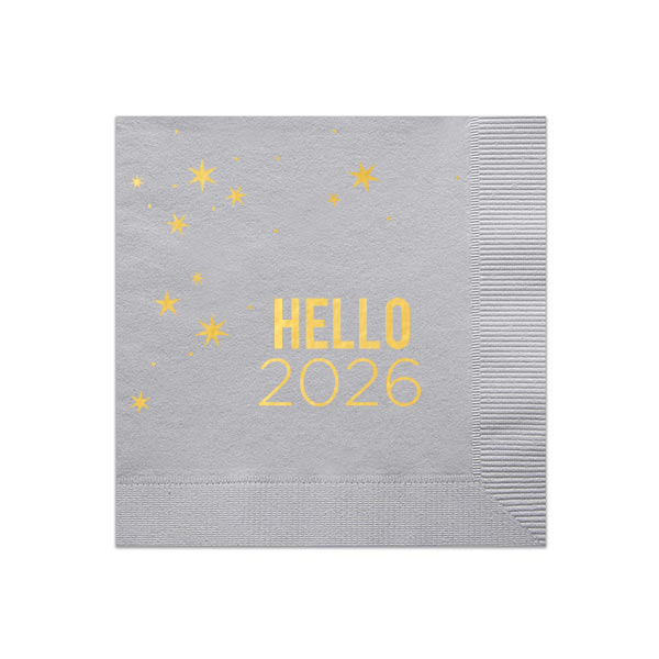 Hello New Year Napkin