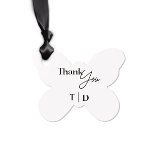 Do you want to add a unique final touch to present? We got your back! Now you have a chance to celebrate with your loved ones and give them a customized Script Wedding Thank You Letterpress Gift Tag with a wonderful graphics together with your name on it! Be different, be special! 