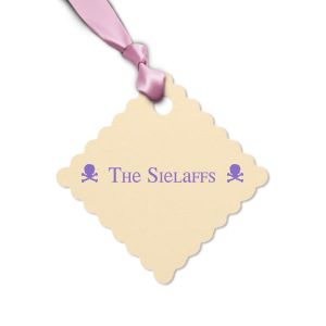 Our custom Natural Black Rectangle Gift Tag with Matte White Foil are a must-have for your next event—whatever the celebration!