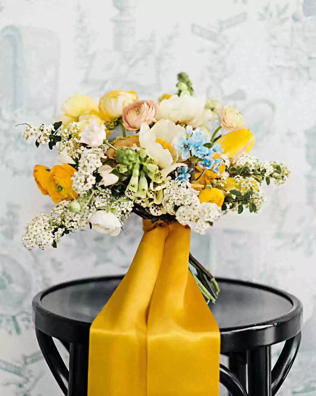 Darling Yellow Wedding Color Palette Floral Photo