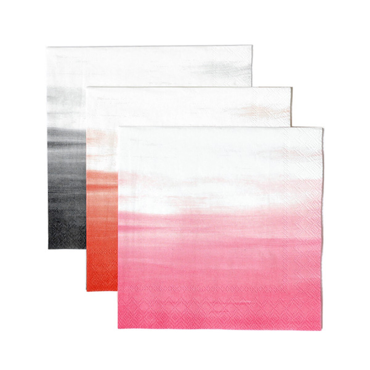 Coral Ombré Pattern Cocktail Napkin Pack