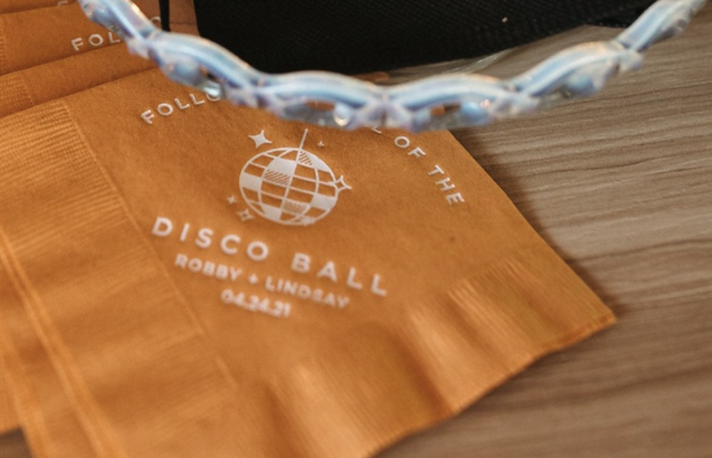 custom cocktail napkin