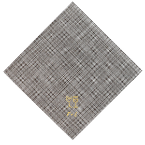 Celebrate your occasion with understated style using the Minimal Wine Glasses Napkin. This trendsetting design showcases two hand-drawn wine glasses, representing shared moments of cheer. Personalize with your initials below, creating a tailored touch for your wedding, engagement party, or birthday celebration.