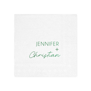Our custom White Guest Hand Towel with Shiny Leaf Foil will look fabulous with your unique touch. Your guests will agree!