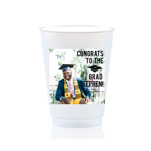 Graduate Photo Full Color Custom Cup
