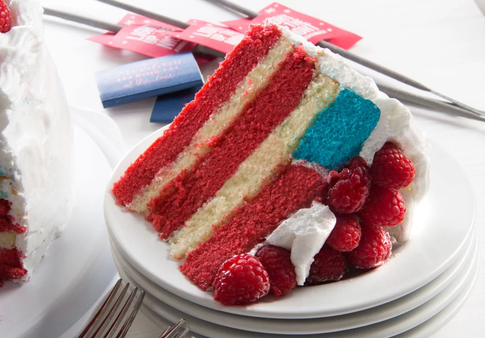 american flag cake