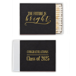 Personalized Natural Black Classic Matchbox with Shiny 18 Kt Gold Foil has a Fancy Flourish graphic and is good for use in Accents themed parties and can be personalized to match your party's exact theme and tempo.
