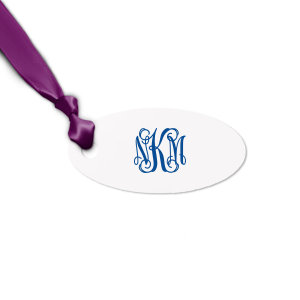 Our custom Natural Black Round Gift Tag with Satin Sterling Silver Foil can't be beat. Showcase your style in every detail of your party's theme!