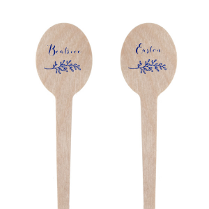 Swirl in a dash of rustic charm with the Leaf Branch Names Stir Stick, where delicate branches cradle each celebrant's name in elegant script. Perfect for adding a personal, old-world twist to your toast-worthy beverages.