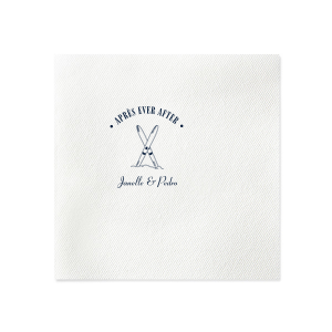 The Après Ever After Napkin is just what you need for home entertainment during the winter season. The customizable design is perfect for holiday, vacation or outdoor themed parties available in a variety of colors, materials and styles to compliment your unique tastes.