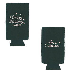 Our beautiful custom Neon Pink Flat Can Cooler with Matte Blush Ink Cup Ink Colors couldn't be more perfect. It's time to show off your impeccable taste.