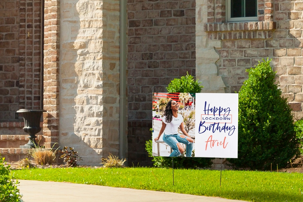 Personalized Yard Signs are a Great Option for Your Drive By Party