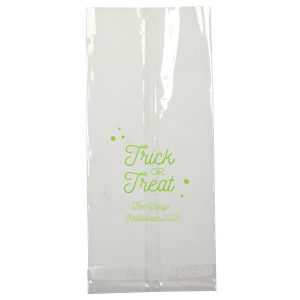 Our beautiful custom Black Goodie Bag with Shiny Kiwi / Lime Foil will impress guests like no other. Make this party unforgettable.