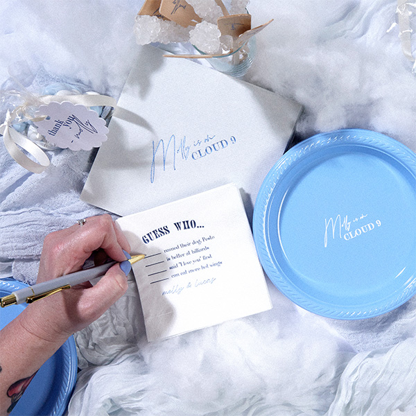 Guess Who Game Napkin 