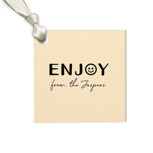 The most popular Gift Tag with an amazing graphics Enjoy and your name on it. They would look incredible and will give an amazing final touch. Surprise them, they will love it!