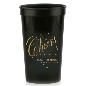 The Cheers Bubble Cup will look fabulous with your unique touch. Your guests will agree!