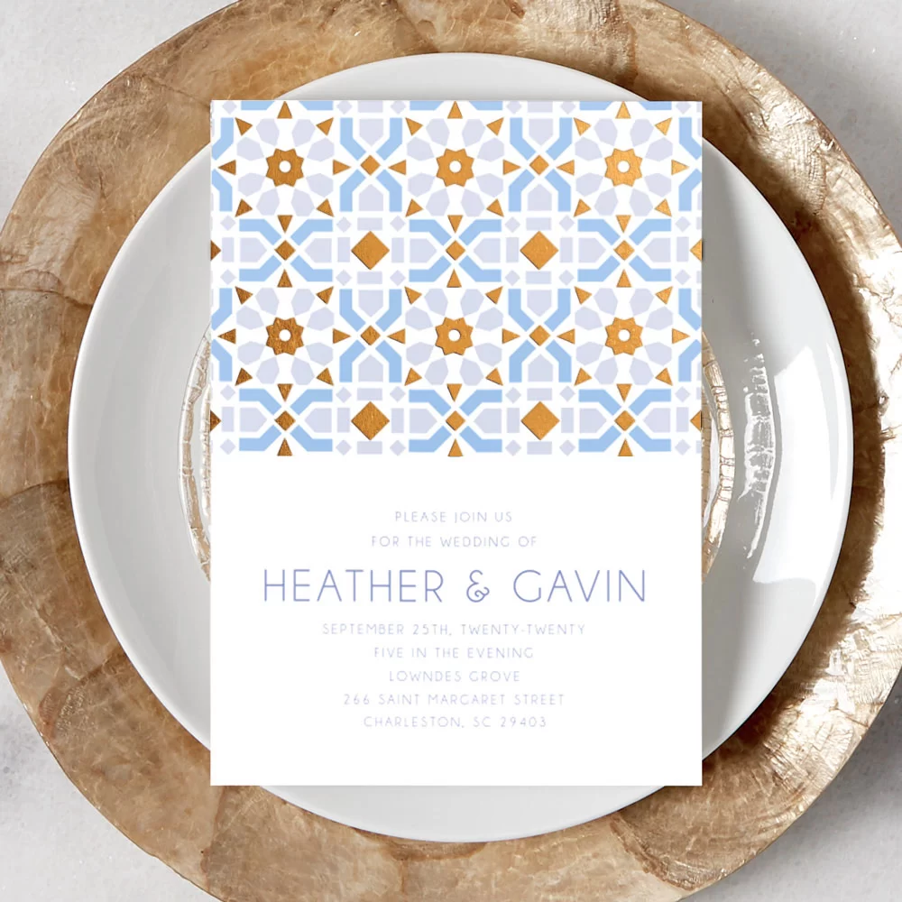 Eye-catching wedding invitations are your guests' first look at your wedding style