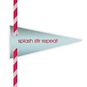 Splash Stir Repeat Straw Tag
