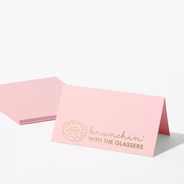 Signature Place Card (Foil)